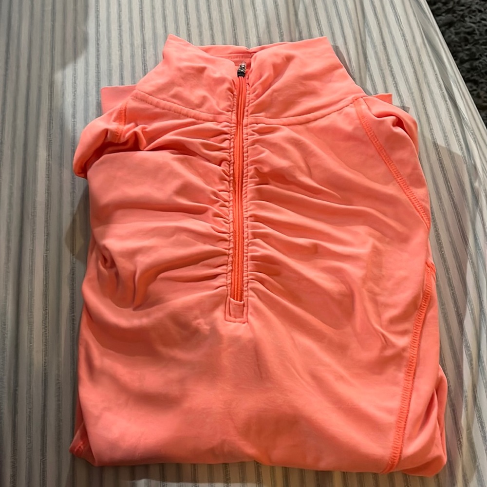 Workout long sleeve half zip